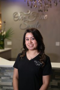 Curly dentist black uniform