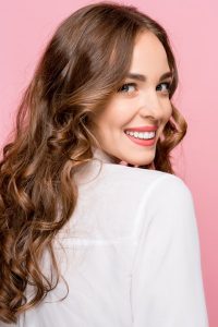 young happy woman portrait